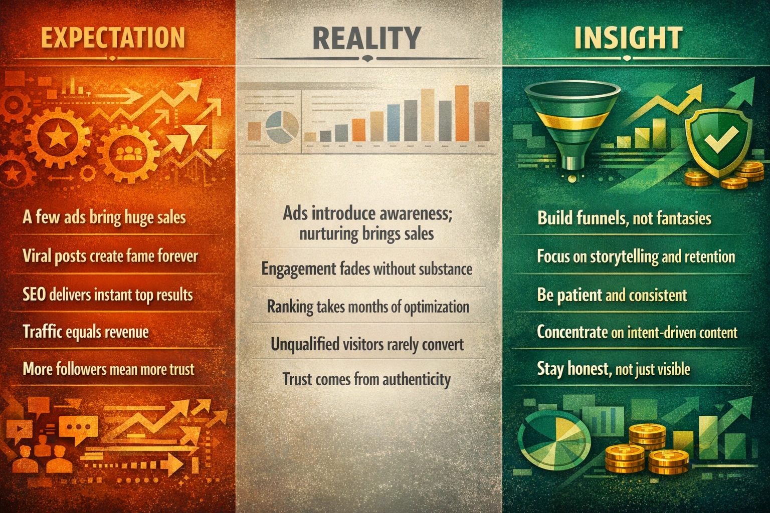 Digital Marketing Expectations vs Reality